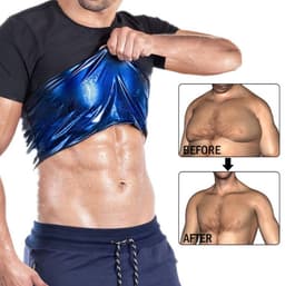 image-Men's Tight-Fitting Sweat Clothing - Sports Corset Top