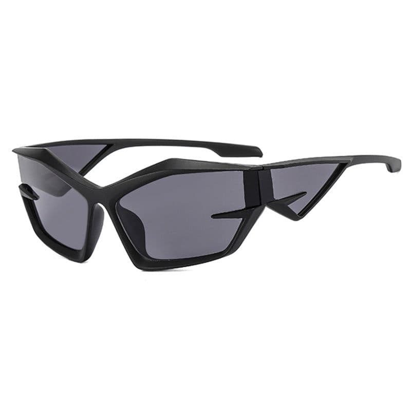 image-Exaggerated futuristic technology Y2K sunglasses 2023 new European and American catwalk sunglasses cross-border heterosexual sunglasses