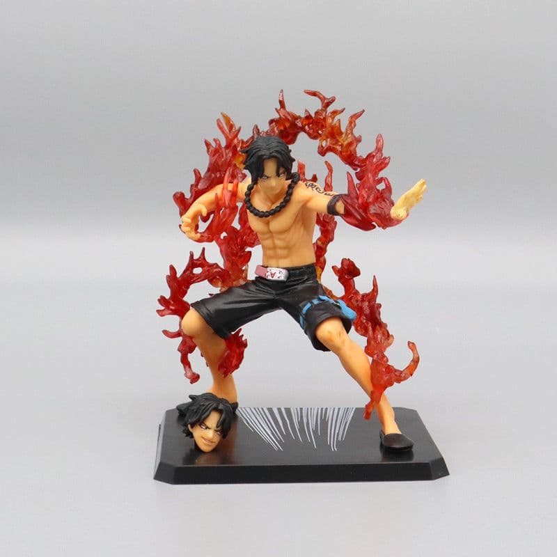 image-Ming Hong One Piece Luffy Ace Sanji Doll Figure Set