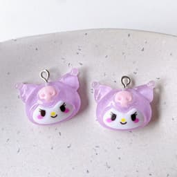 image-diy resin accessories cartoon pendant cute bunny puppy pendant cream glue mobile phone shell hair accessories material