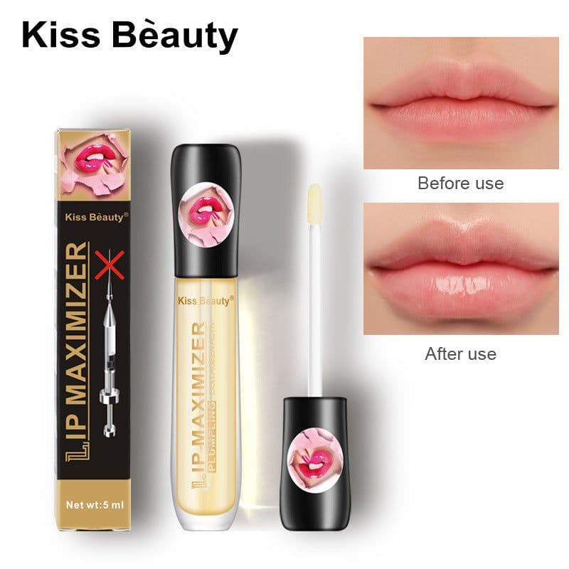 image-Kiss Beauty Lip Plumping Oil - Enhances Elasticity, Dilute Lip Lines