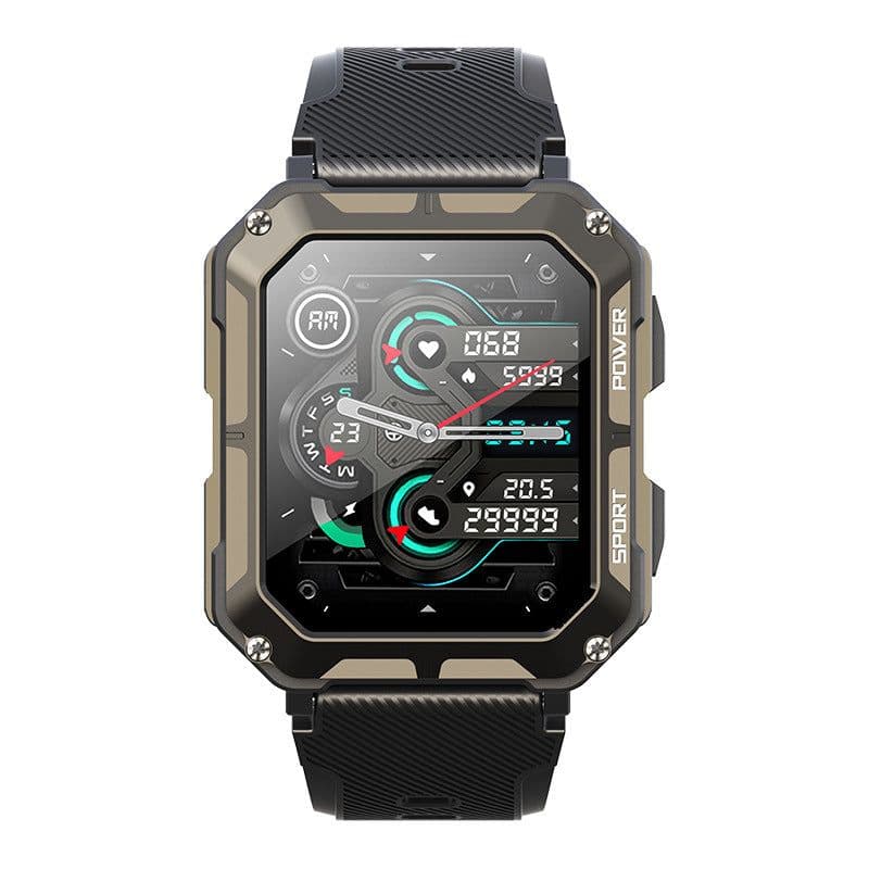 image-C20PRO Bluetooth Smart Watch - Heart Rate Monitor, Sports, Orange