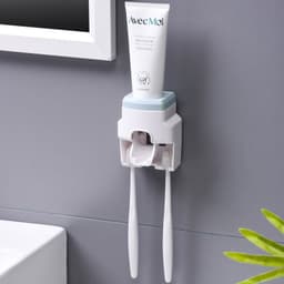 image-Douyin recommends bathroom washstand automatic toothpaste toothbrush holder wall-mounted toothpaste lazy squeeze artifact