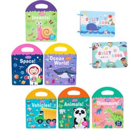 image-Children's Sticker Book - Quiet Paste Montessori