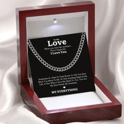 image-Cuban Link Copper Necklace - Women's Cross Chain