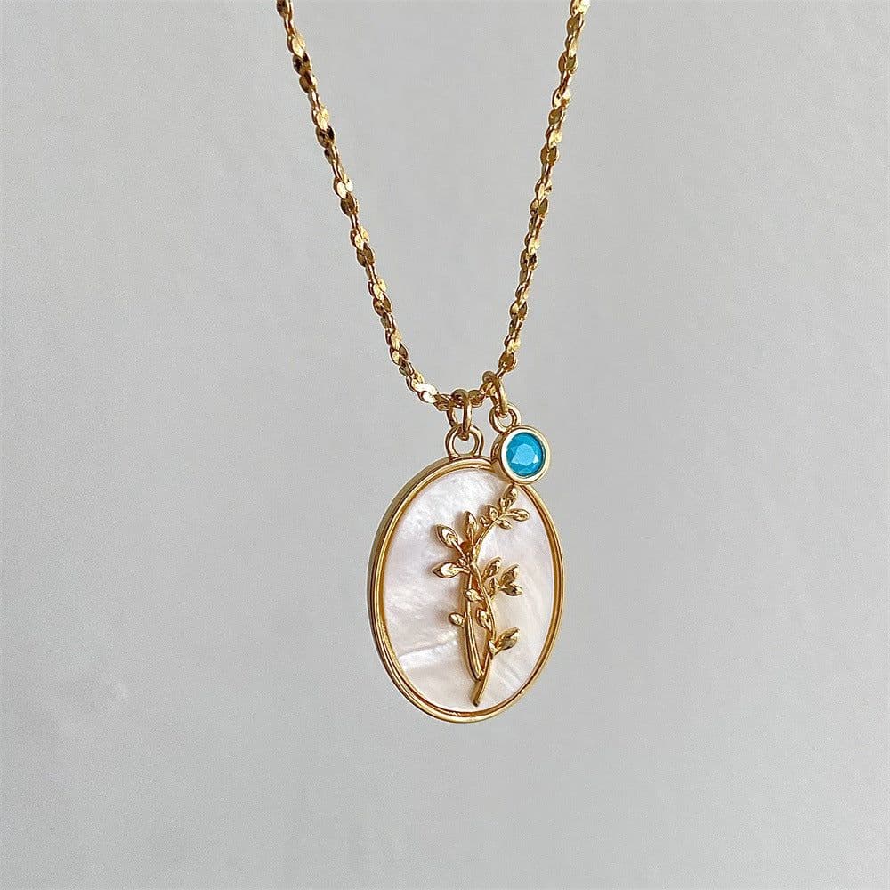 image-December Flower Necklace - Sunflower Copper Clavicle Chain 21-50cm