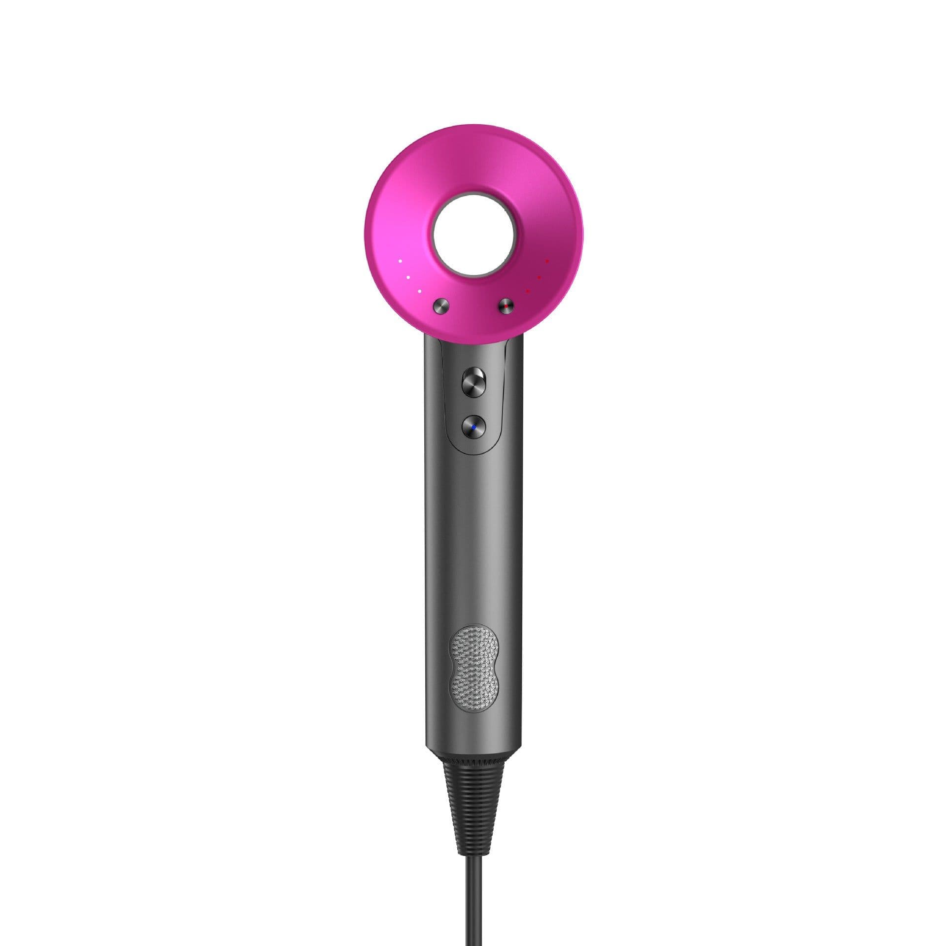 image-High-Speed Silent Hair Dryer - Huaqiangbei H5 Model, Red, 1600W