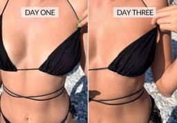 image-Women's Strappy Bikini Swimsuit - Spandex