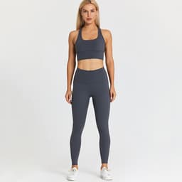 image-European & American Yoga Pants - Breathable & Quick-Drying Tights for Women, Peach
