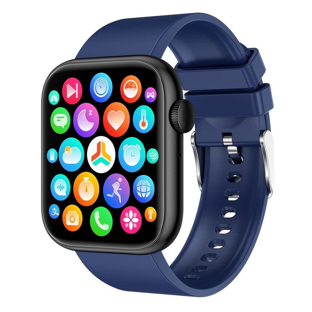 image-Smartwatch 1.85" Heart Rate AI Voice Call - Blue 260mAh
