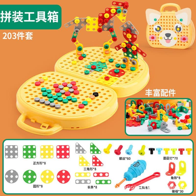 image-Beston Children's Electric Drill Toy - Educational