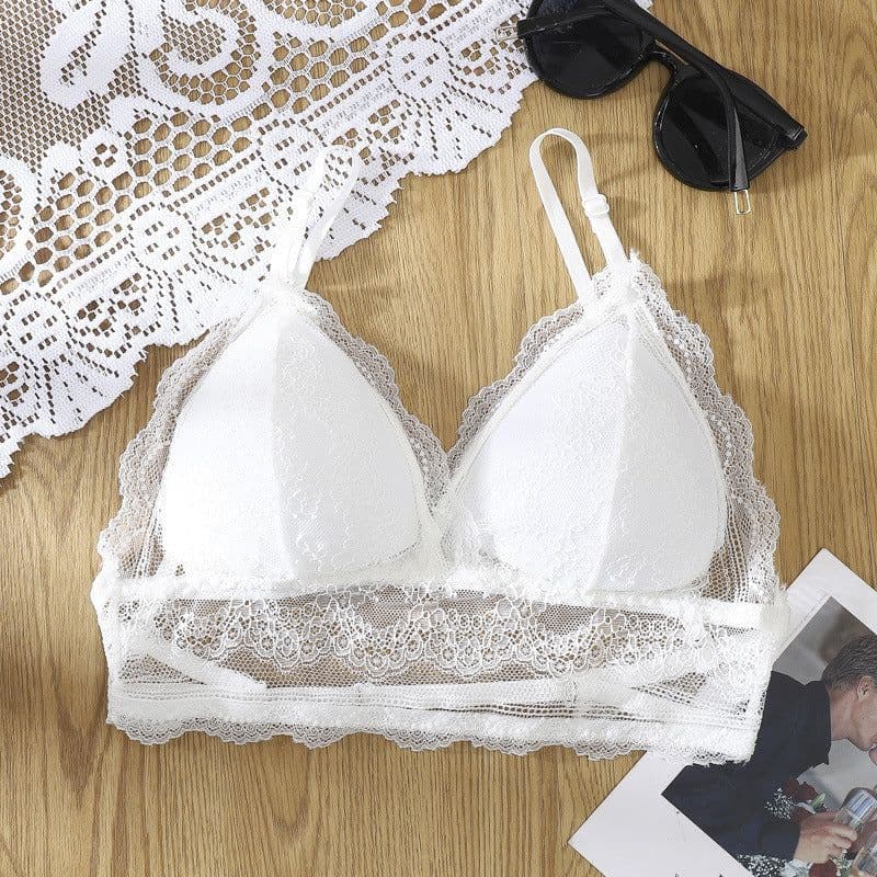 image-Women's Nylon Tube Top Bra - Beautiful Back Mold Cup