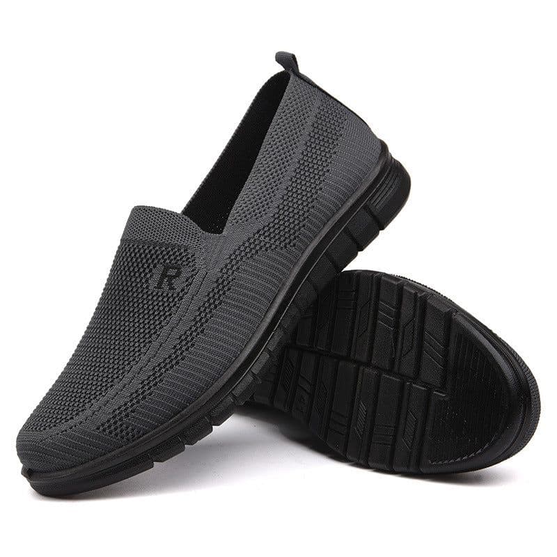 image-2021 New Polyurethane Fly Woven Men's Casual Comfortable Single Shoes Sports Dad Shoes