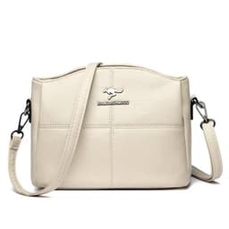 image-KINNMANI Shoulder Bag - Claret PU Shell 22cm