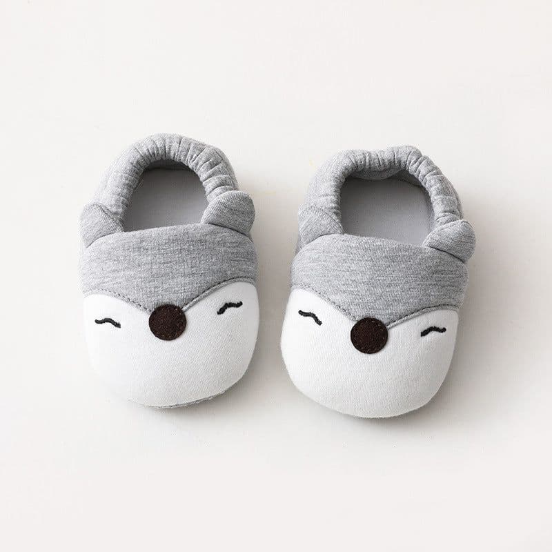 image-Three-dimensional ears cartoon children dispensing toddler shoes and socks spring and autumn striped animal short tube shallow mouth baby baby socks