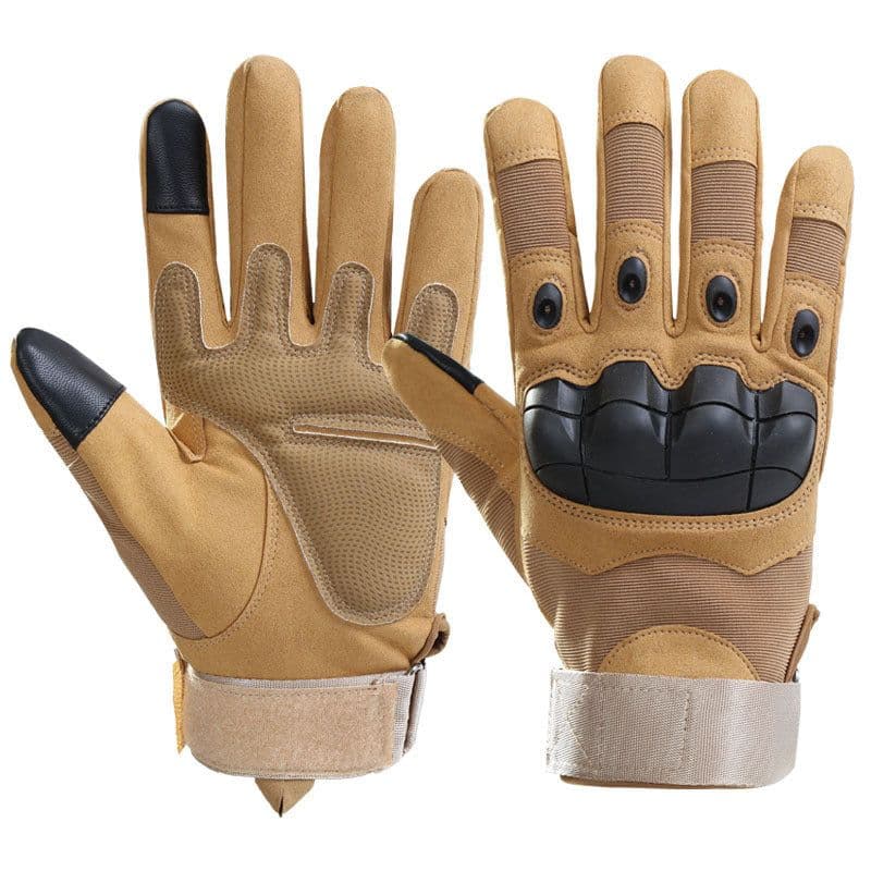 image-Outdoor Tactical Gloves - Black Long Finger