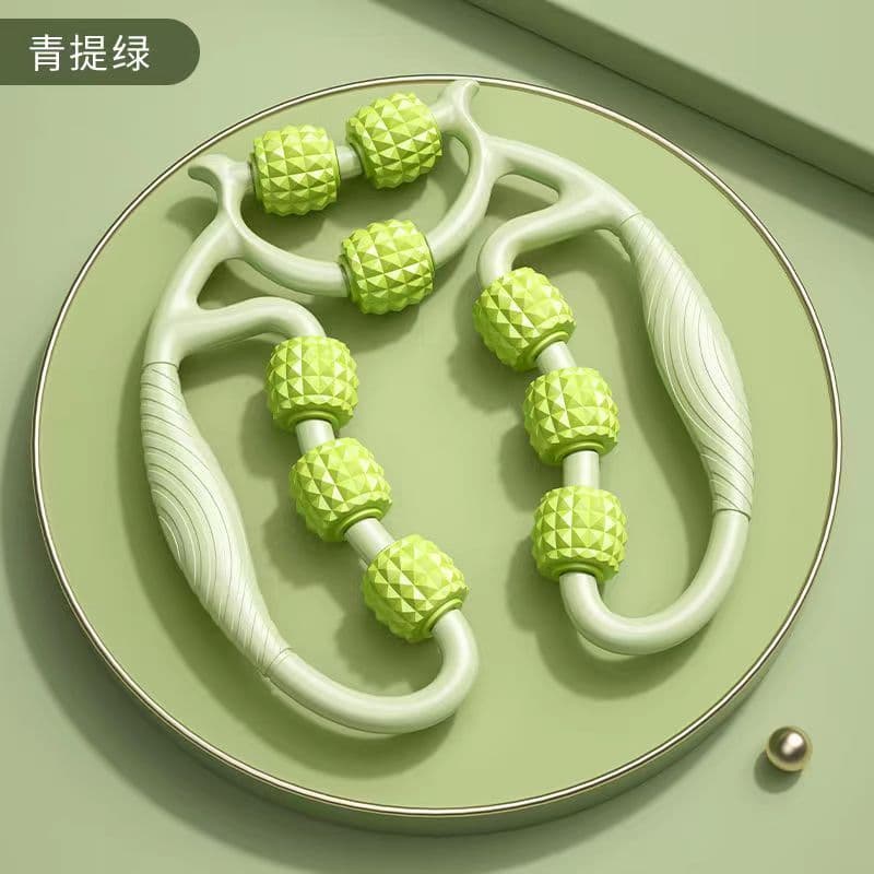 image-Roller Massager Muscle Relaxation Wheel - Green 12