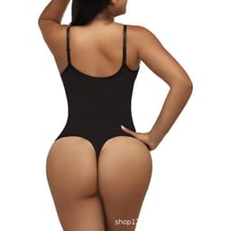 image-Oles Seamless Thong - Brown Nylon 3XL