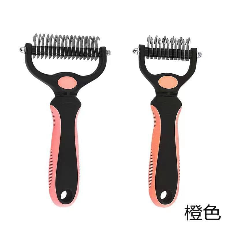 image-Pet Detangling Comb - Stainless Steel Dog Cat