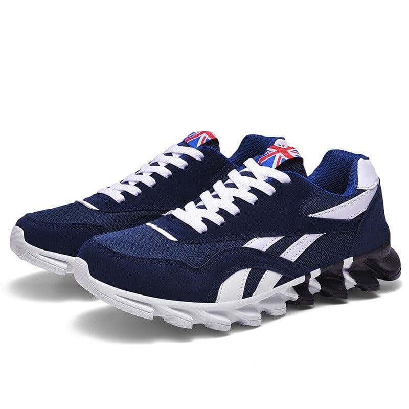 image-Miyuki Sports Shoes - White Red Stripe Running Casual