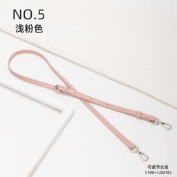 image-Longchamp Mini Bag Strap - Cognac Brown Leather