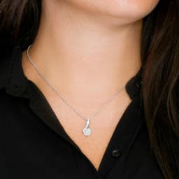 image-Fashion Herringbone Zircon Pendant Necklace - Alloy Geometry - Gift for Mom