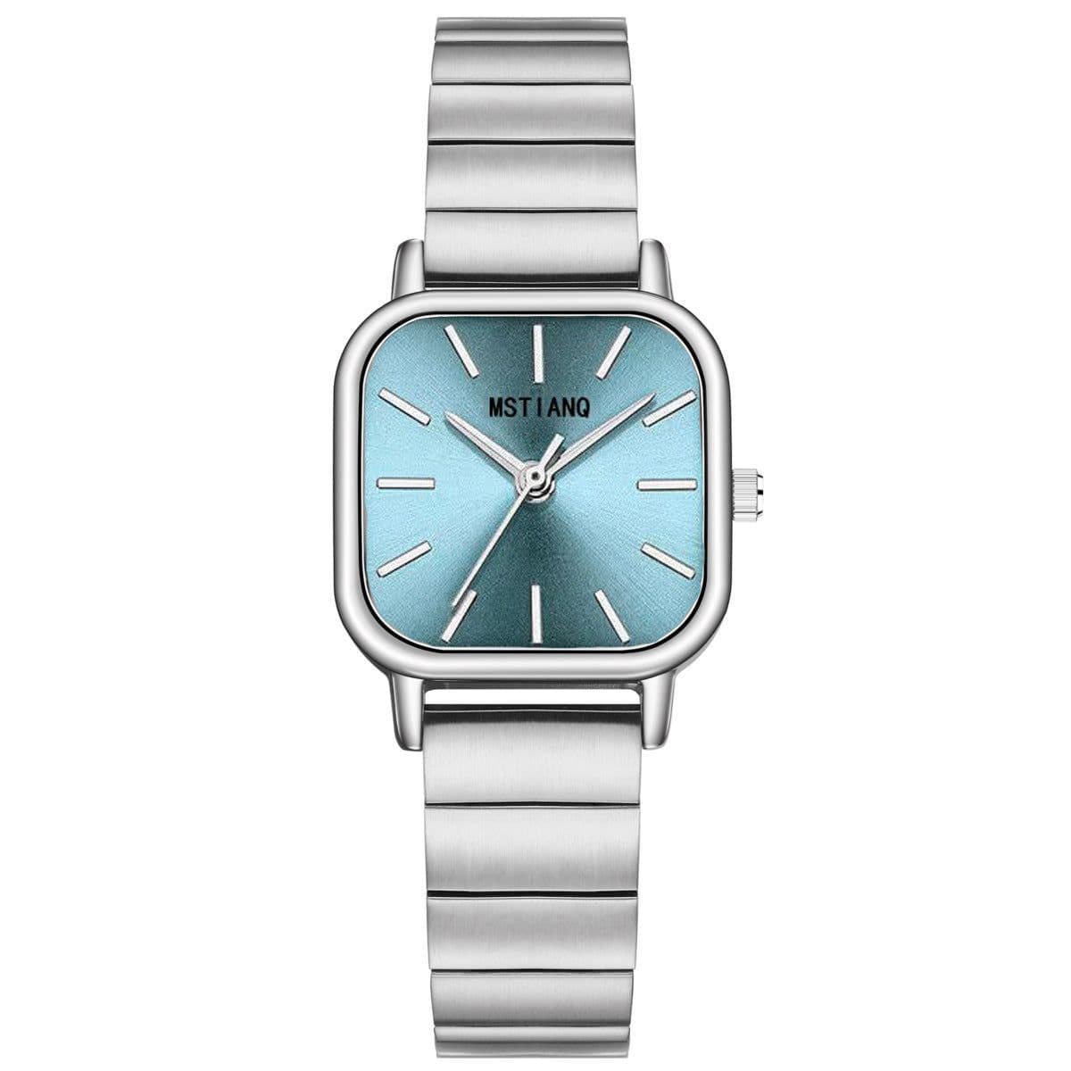 image-Women's Fashion Watch - Versatile Steel Belt Quartz Simple Design