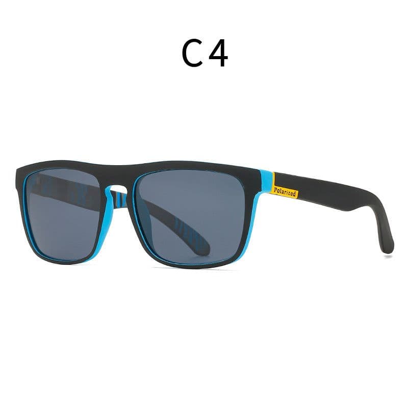 image-Meng Xiang Polarized Sunglasses UV400 - Black Blue