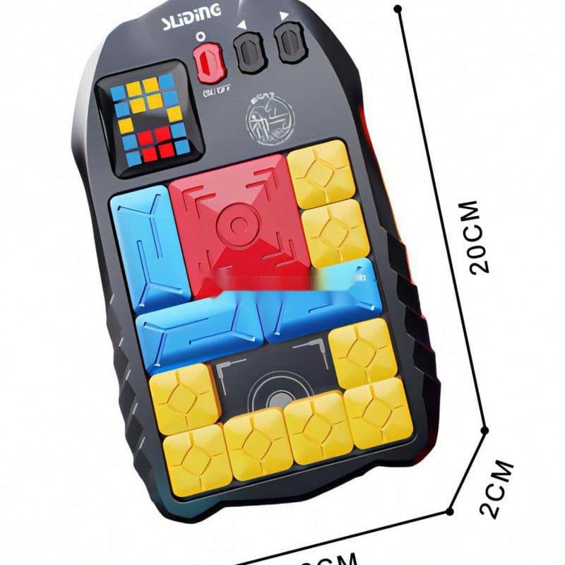 image-Early childhood education children's toys Huarongdao LCD display game console thinking