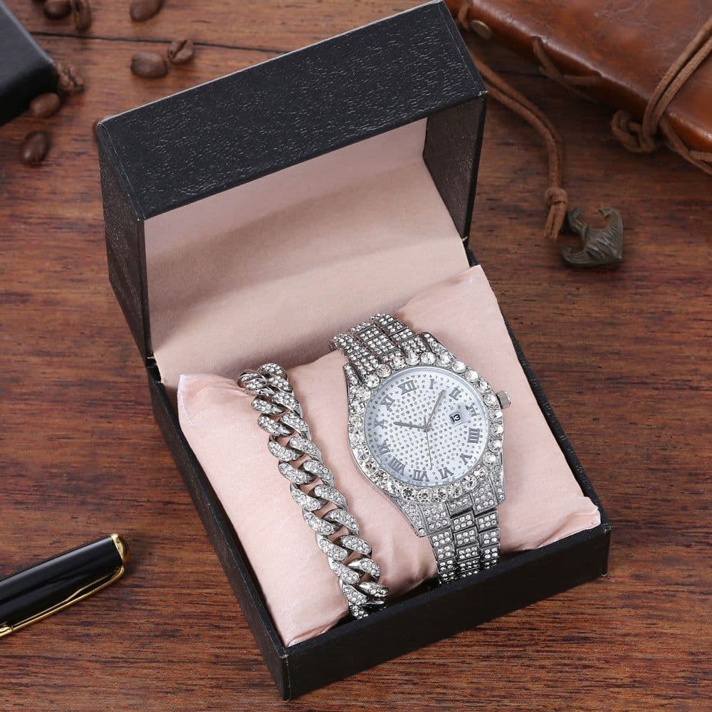 image-Taurus Pine Watch Bracelet Set - Gold 37mm