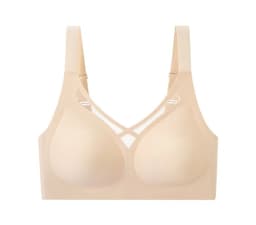 image-Man Poet Bra 3XL Seamless Nylon Gray Blue