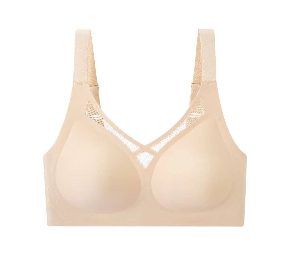 image-Man Poet Bra 3XL Seamless Nylon Gray Blue