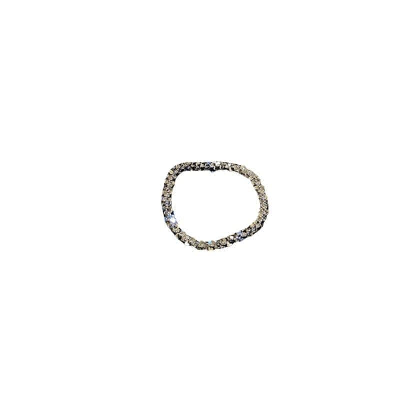 image-Sparkling ring full body 925 sterling silver starry ring ring ins temperament fashion net red ring tail ring