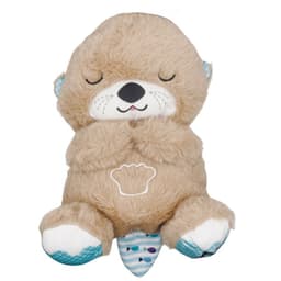 image-Breathing Bear Otter Plush Toy - 32cm Soothing