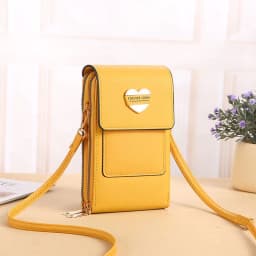 image-2022 new touch screen mobile phone bag female small oblique cute mobile phone small bag fashion wallet vertical section
