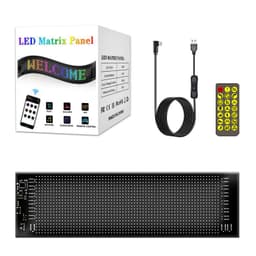 image-LED Flexible Car Display - Waterproof IP65 High-Def Bluetooth Screen