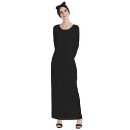 image-Women's Long Skirt A-Line Apricot High Waist XXL