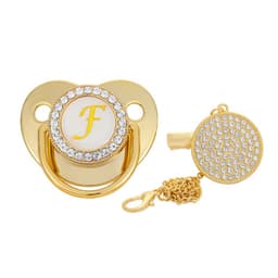 image-Factory direct children's 26-letter gold pacifier weaning artifact baby soothes the mouth