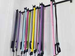 image-Xuanlebao Pilates Stick Pull Rope - Black TPR