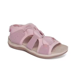 image-Roman Sandals Women Velcro Round Toe Pink Size 43