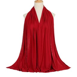 image-Modal Cotton Scarf - Long Soft Casual Solid Color