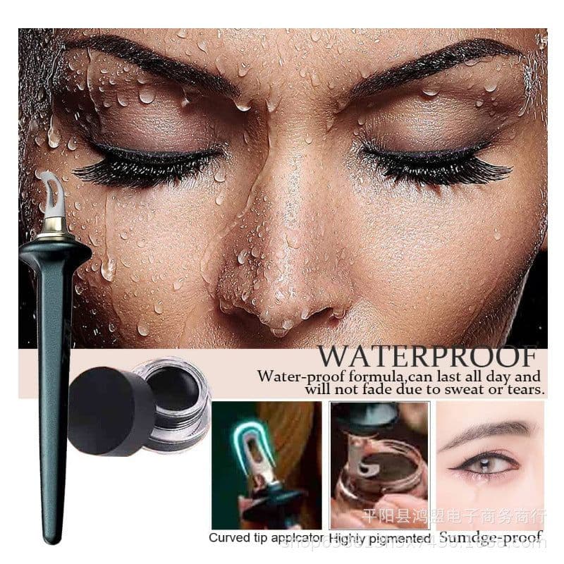 image-Easy No-Skip Eyeliner Liquid Pen Brush - Brown 50g