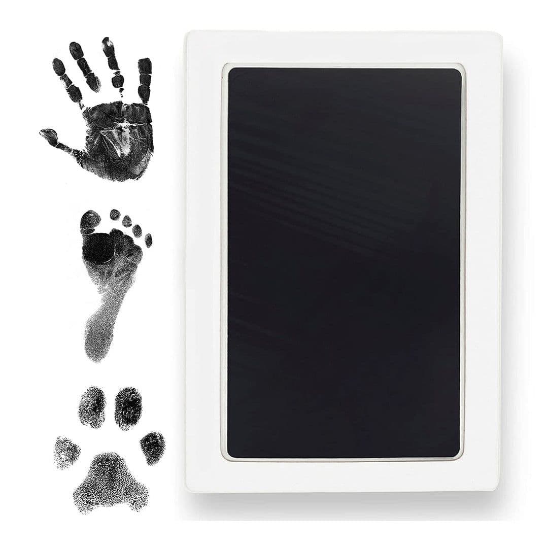 image-Pets and Children's No-Wash Footprint Kit - DIY Memory Album