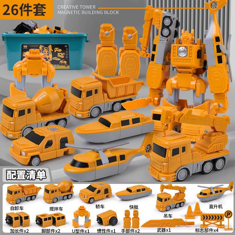 image-Joy Baby Magnetic Building Blocks - 8 Piece Set