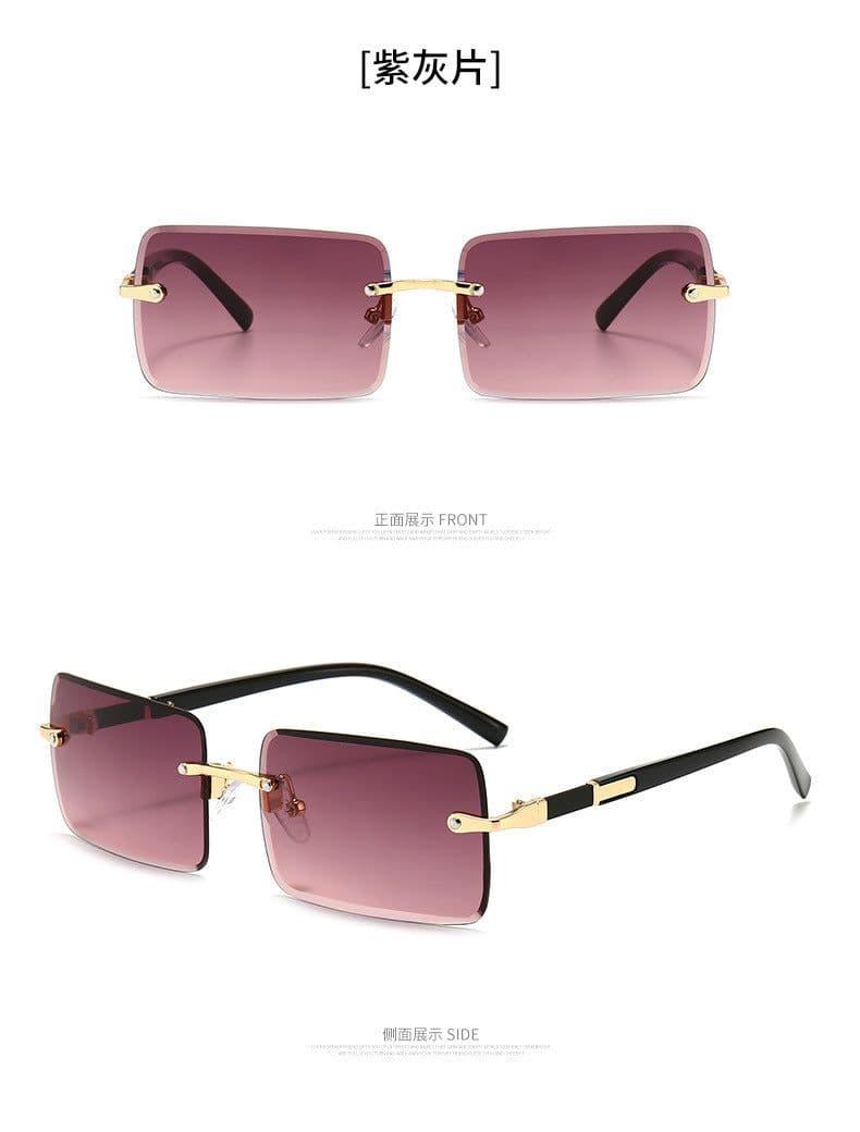 image-BellyKaren Frameless Sunglasses Women Black