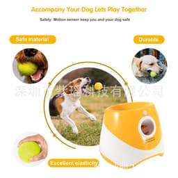image-Ball Launcher Dog Toy - Automatic Tennis Ball Thrower
