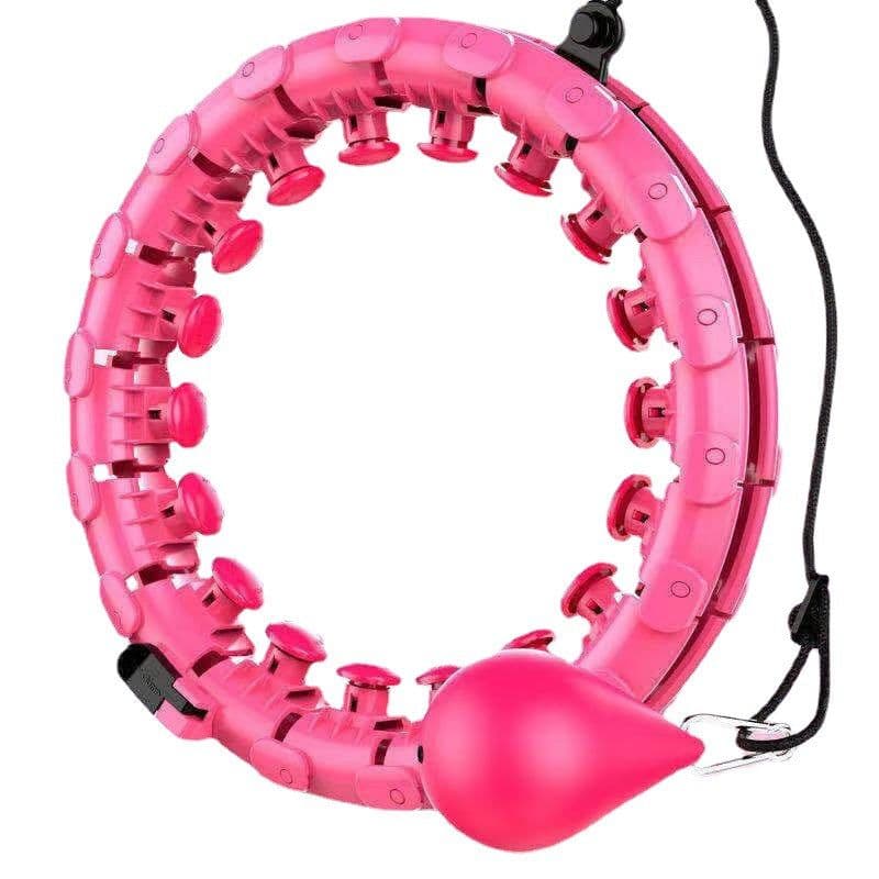 image-Smart Hula Hoop - 24 Knots Blue Fitness Equipment
