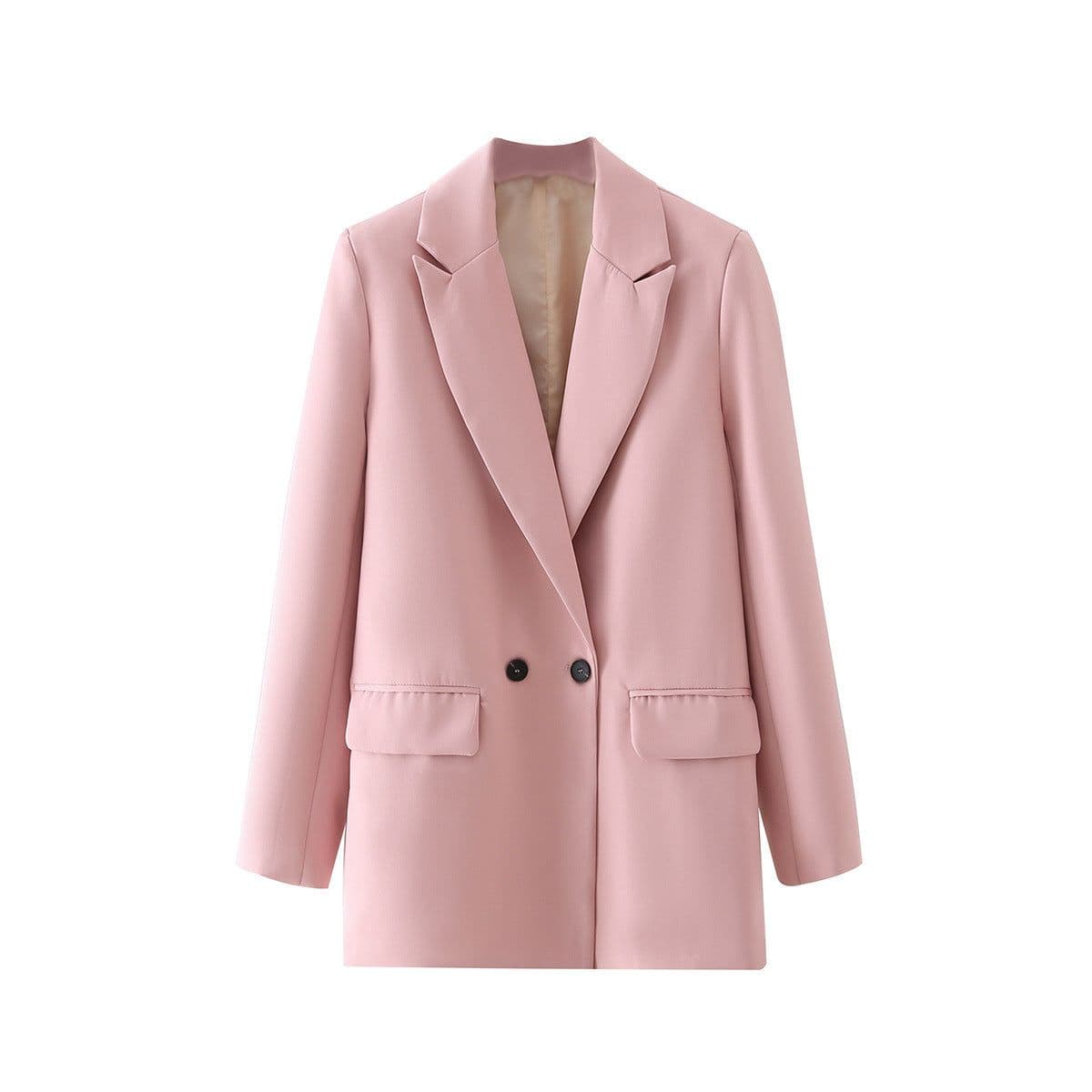image-Women's Small Suit - Milky Apricot Polyester L Slim