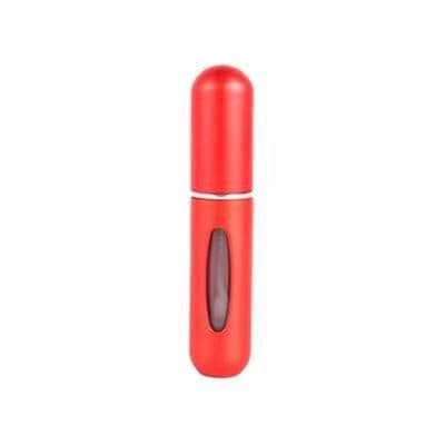 image-New portable 5ml mini self-pump perfume bottle bottom refillable spray bottle aluminum perfume empty bottle