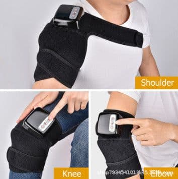 image-Home Electric Shoulder Pad Knee Pad Elbow Massager Electric Hot Compress Vibration Warm Knee Massager Cross-border